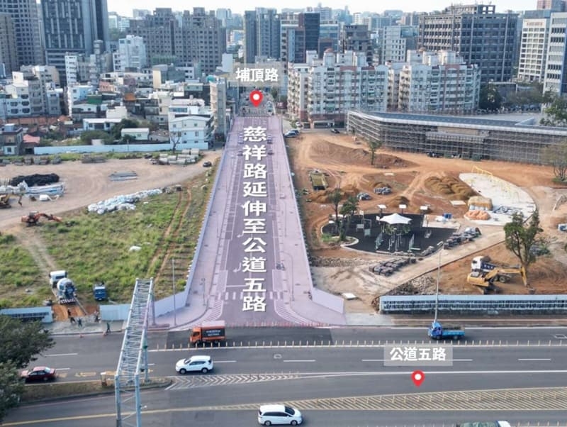 交通暢行再推進！高虹安市長宣布竹市慈祥路延伸公道五路今通車