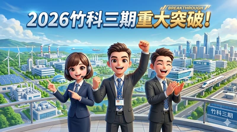 2026竹科三期重大突破!