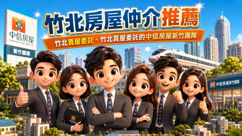 竹北房屋仲介推薦｜竹北賣屋委託、竹北買屋委託