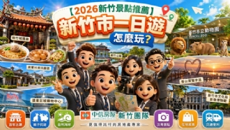 【2026新竹景點推薦】新竹市一日遊怎麼玩？